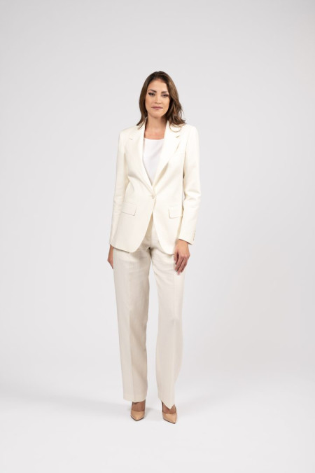 TAILLEUR DONNA BIANCO SPORCO