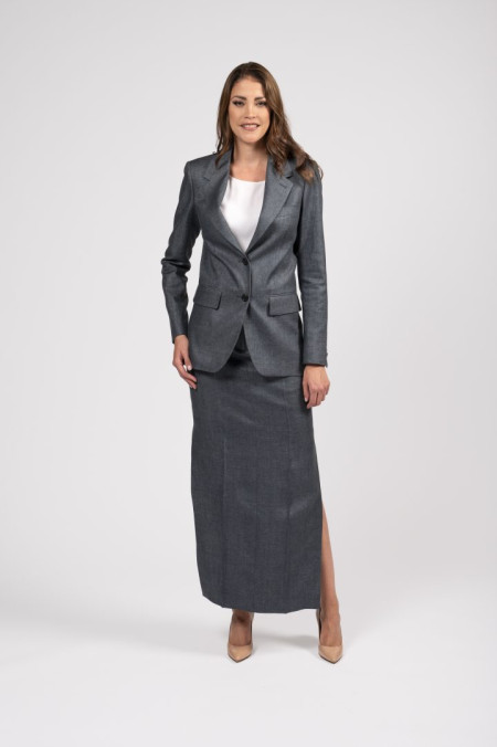 Completo donna grigio bluastro
