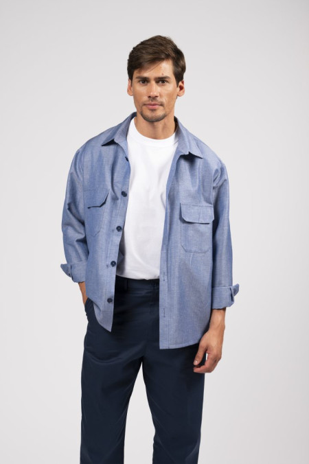 Giacca uomo blu
