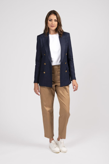 Giacca donna blu scuro